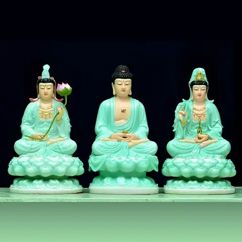 Nguyên Liệu Và Kĩ Thuật Làm Tượng Tam Thế Phật Bằng Sứ