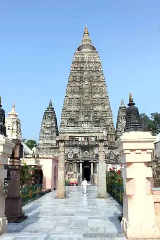 Đền Mahabodhi. Ảnh: T.thúy