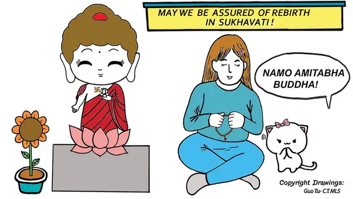 Hình Vẽ Chibi Về Phật A Di Đà (amitabha)