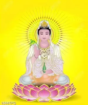 Tranh Phật Bà Quan Âm File Vector Đẹp