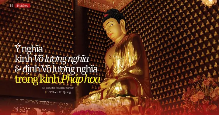 Ý Nghĩa Kinh Vô Lượng Nghĩa Và Định Vô Lượng Nghĩa Trong Kinh ...