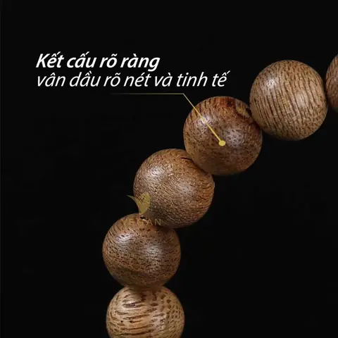 Chi Tiết Vòng Tay Trầm Hương Thuần Chay
