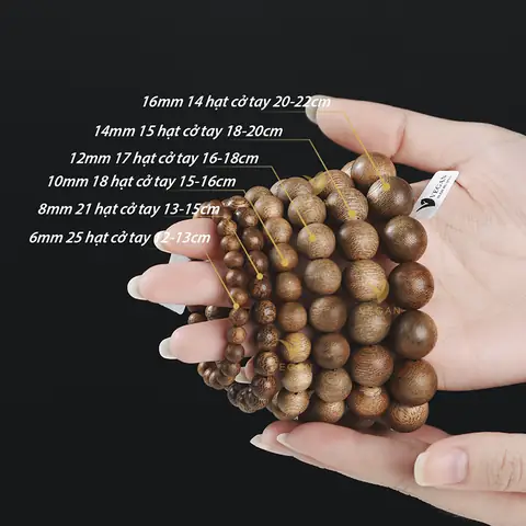 Chi Tiết Vòng Tay Trầm Hương Thuần Chay