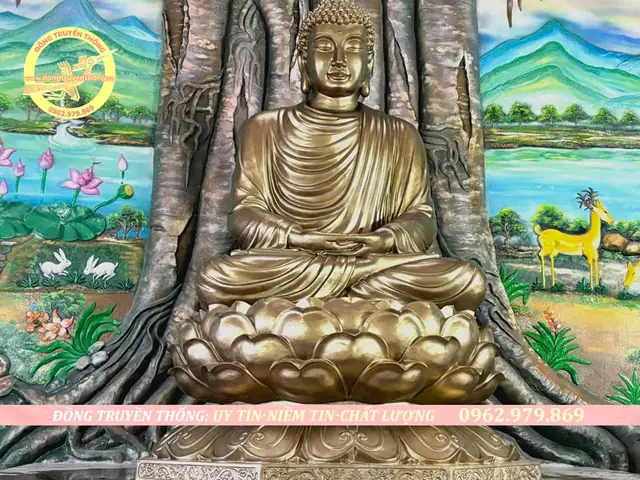 Đúc Tượng Phật Bằng Đồng Tại Chùa Hoàn Thiện.