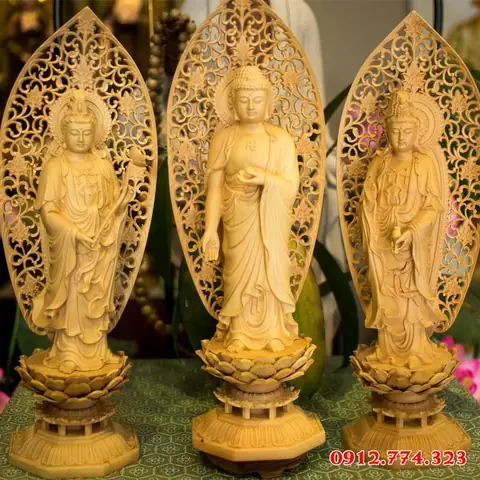 Tam Thánh Phật Gồm Những Ai? Ý Nghĩa Thờ Tượng Tam Thánh Phật Tại Gia