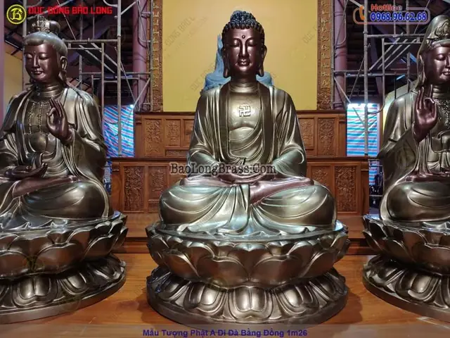 Cách Thỉnh Tượng Phật A Di Đà Mang Lại Bình An, May Mắn Cho Gia Chủ