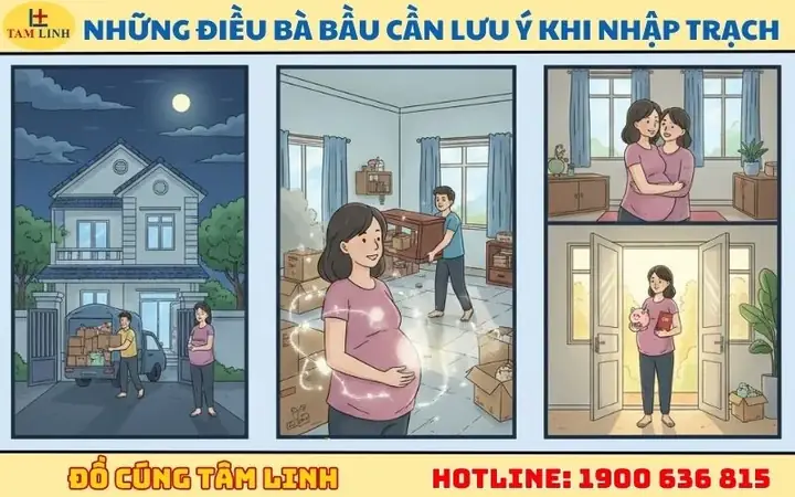 Những Điều Bà Bầu Cần Lưu Ý Khi Nhập Trạch