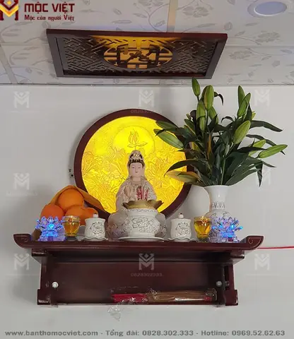 Top 179 Mẫu Bàn Thờ Treo Tường Đẹp Mới Nhất Năm 2026