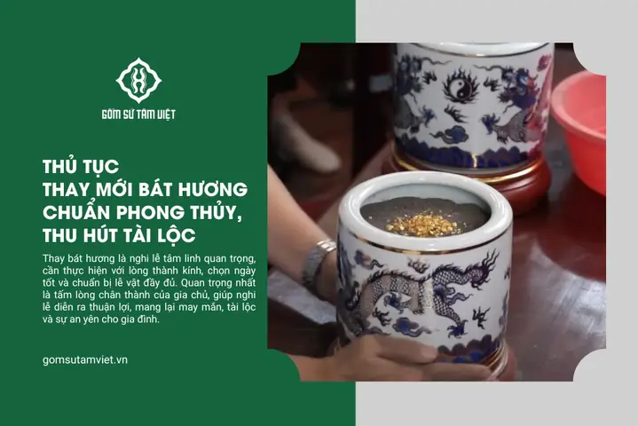 Thủ Tục Thay Bát Hương Mới: Đúng Ngày, Đúng Nghi Thức