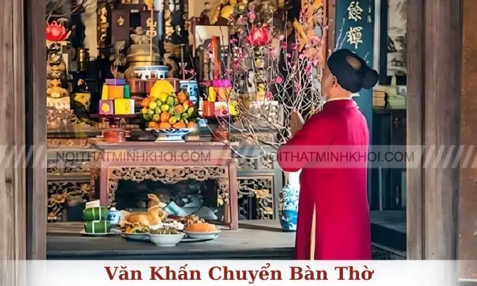 Cẩm Nang Chi Tiết Về Bài Cúng Chuyển Bàn Thờ Thổ Công: Lễ Vật, Văn Khấn Và Quy Trình Chuẩn