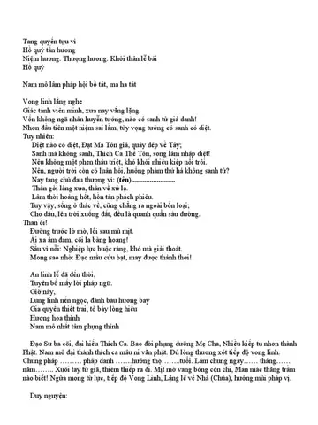 Tổng Quan Về Bài Cúng Cô Hồn Và Những Điều Cần Biết