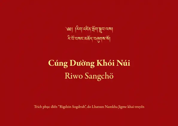 Góc Hoa Sen -cúng Dường Khói Núi - Riwo Sangchö