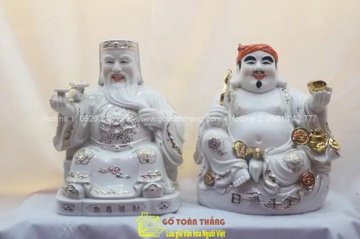 Hướng Dẫn Khai Quang Điểm Nhãn Cho Tượng Thần Tài Thổ Địa