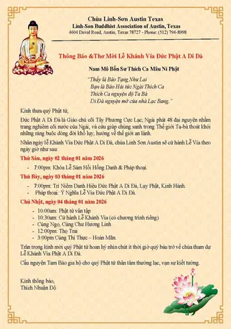 Chùa Linh-sơn Austin Texas - Trang Nhà