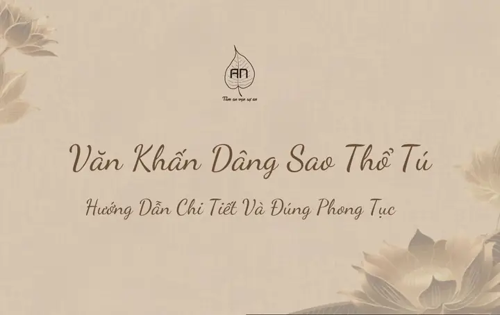 Cẩm Nang Cúng Sao Thổ Tú Giải Hạn Năm 2025: Chi Tiết Từ A Đến Z