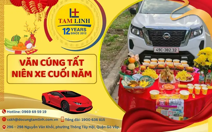 Cẩm Nang Chuẩn Bị Lễ Vật Và Bài Cúng Tất Niên Xe Ô Tô Trọn Vẹn
