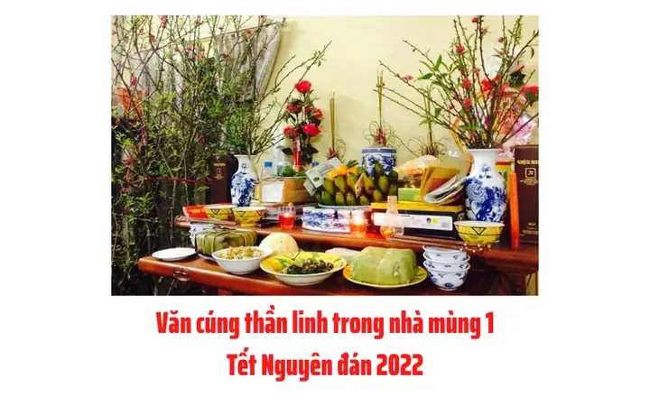 Văn Cúng Thần Linh Trong Nhà Mùng Một Tết Nguyên Đán 2022 ...