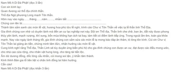 Lễ Cúng Thần Linh Thổ Địa: Cẩm Nang Toàn Tập Về Ý Nghĩa, Lễ Vật Và Bài Văn Khấn Chuẩn Nhất