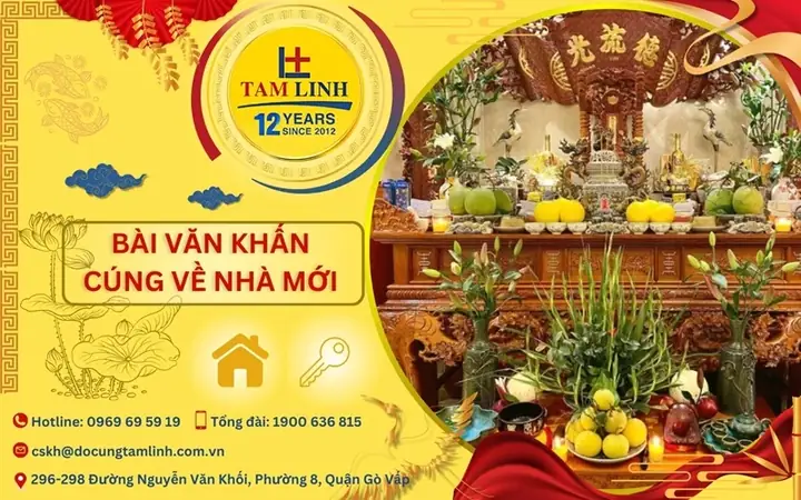 Bài Cúng Về Nhà Mới, Mâm Cúng Nhập Trạch Đơn Giản