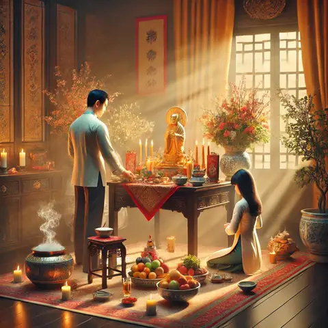 Văn Khấn Ông Công Ông Táo Và Gia Tiên 2025 Chuẩn Nhất