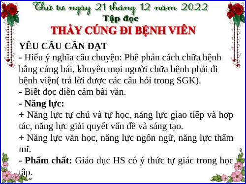 Bài Thầy Cúng Đi Bệnh Viện Có Mấy Đoạn?