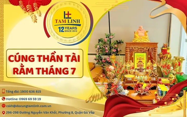 Văn Khấn Cúng Thần Tài, Thổ Địa Ngày Rằm Chi Tiết Nhất 2026