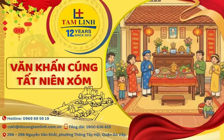 Văn Khấn Cúng Tất Niên Xóm, Tổ Dân Phố 2026 Chuẩn Nhất