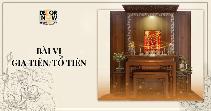 Tổng Hợp Các Mẫu Bài Vị Thờ Gia Tiên Được Ưa Thích Nhất