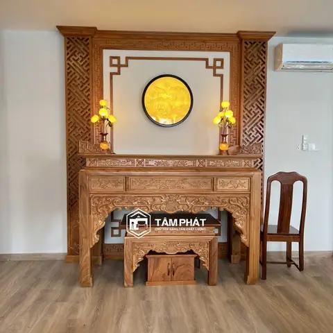 Kích Thước Bàn Cơm Phòng Thờ Theo Phong Thủy Là Bao Nhiêu?