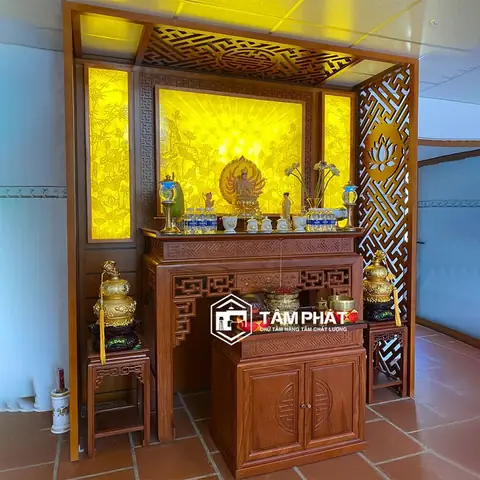 Bàn Cúng Cơm Gỗ Hương