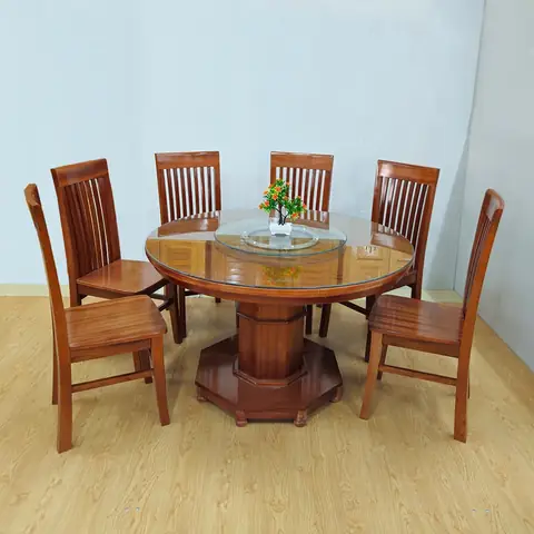 Bàn Ăn Mâm Xoay Xoan Đào - Sp901: Hòa Quyện Gia Đình Quanh ...