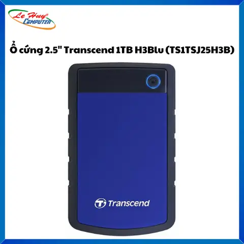 Ổ Cứng Gắn Ngoài 2.5" Transcend 1tb H3blu (ts1tsj25h3b)