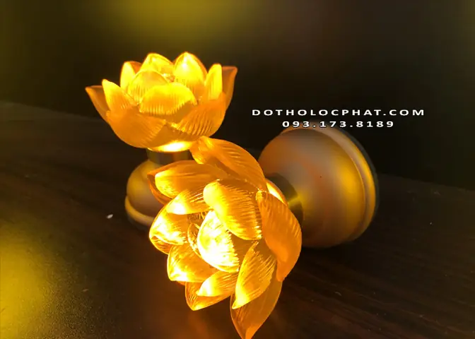 15 Đèn Sen Nở Cổ Ngắn Dtp-015