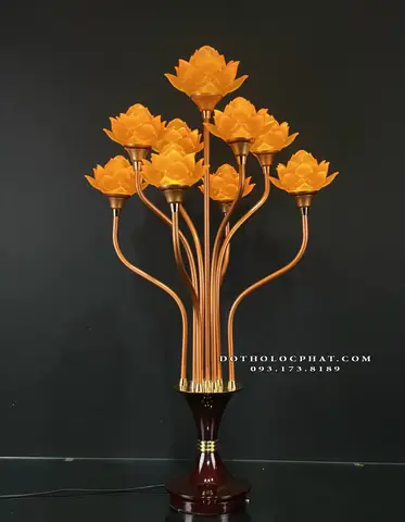 19 Đèn Thủy Lưu Ly Trang Trí Bàn Thờ Dtp-021