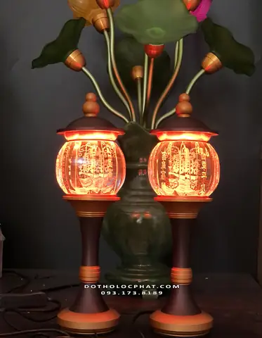 17 Đèn Chữ Phúc 8 Cạnh Dtp-018