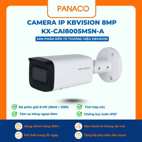 Kx-cai8005msn-a - Camera Ip Kbvision 8mp Giá Npp