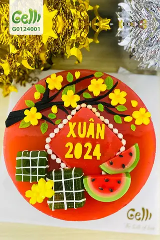 Bánh Sinh Nhật Rau Câu 2d Bánh Chưng Xanh - Dưa Hấu ...