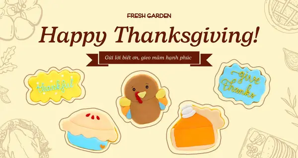Bánh Quy Happy Thanksgiving - Bst Ngọt Ngào Mùa Lễ ...