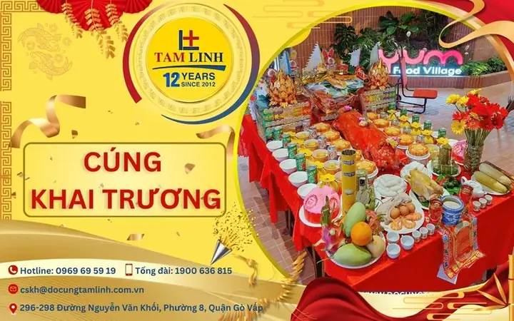 Văn Khấn, Lễ Vật & Nghi Thức Cúng Khai Trương Đón Tài Lộc