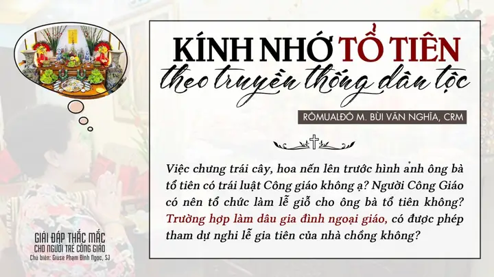Giải Đáp Thắc Mắc Cho Người Trẻ - Kính Nhớ Tổ Tiên ...