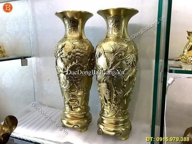 Top 5 Mẫu Bình Hoa Thờ Cúng Đẹp, Ý Nghĩa Cho Gian Thờ Gia Tiên & Phật Đạo