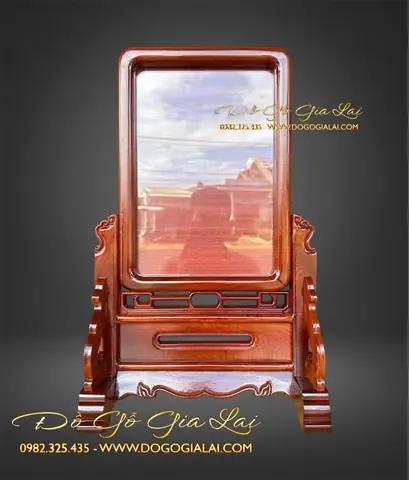 Khung Ảnh Thờ Đơn Giản Gỗ Hương Gia Lai
