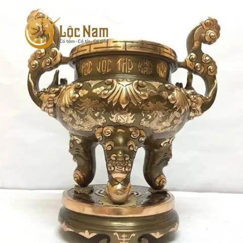 19+ Bộ Lư Hương Bằng Đồng Mẫu Mới 2024 - Đồ Đồng Lộc Nam