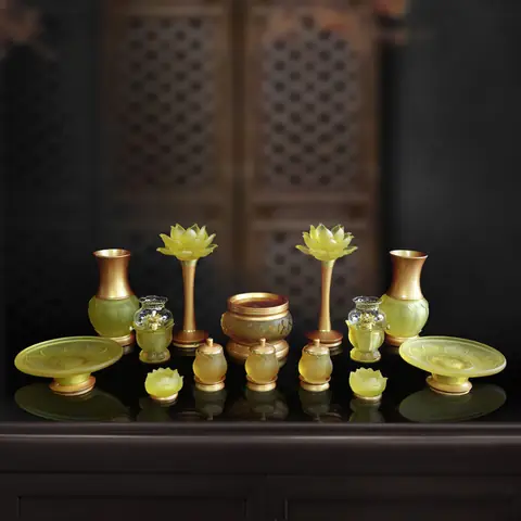 Bộ Đồ Thờ Đầy Đủ - Bộ Đồ Thờ Gia Tiên, Thờ Phật Bằng Đồng Lưu ...