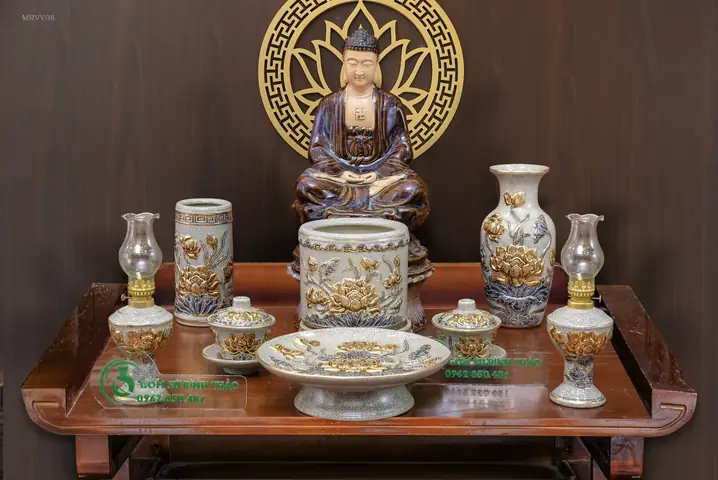 Bộ Đồ Thờ Phật – Tổng Kho Gốm Sứ Tâm Linh Phong Thủy ...