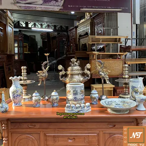 100+ Bộ Đồ Thờ Gia Tiên Đẹp - Bộ Đồ Thờ Cúng Bằng Gỗ Gốm Sứ ...