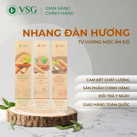 Nhang Đàn Hương Tự Nhiên | Thích Hợp Thiền & Thờ Cúng