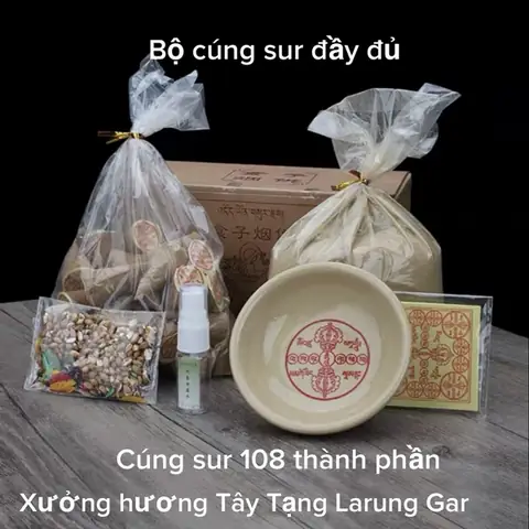 Bộ Cúng Sur Đầy Đủ ( Hương Nhang Kèm Luôn Thực Phẩm Chỉ ...