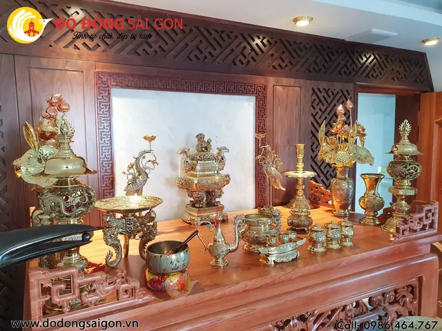 Top 5 Bộ Lư Thờ Cúng Bằng Đồng Vĩnh Tiến Đẹp, Chất Lượng Nhất