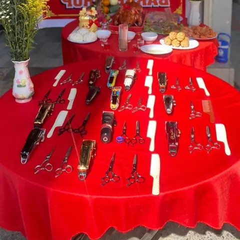 Mâm Cúng Giỗ Tổ Nghề Tóc